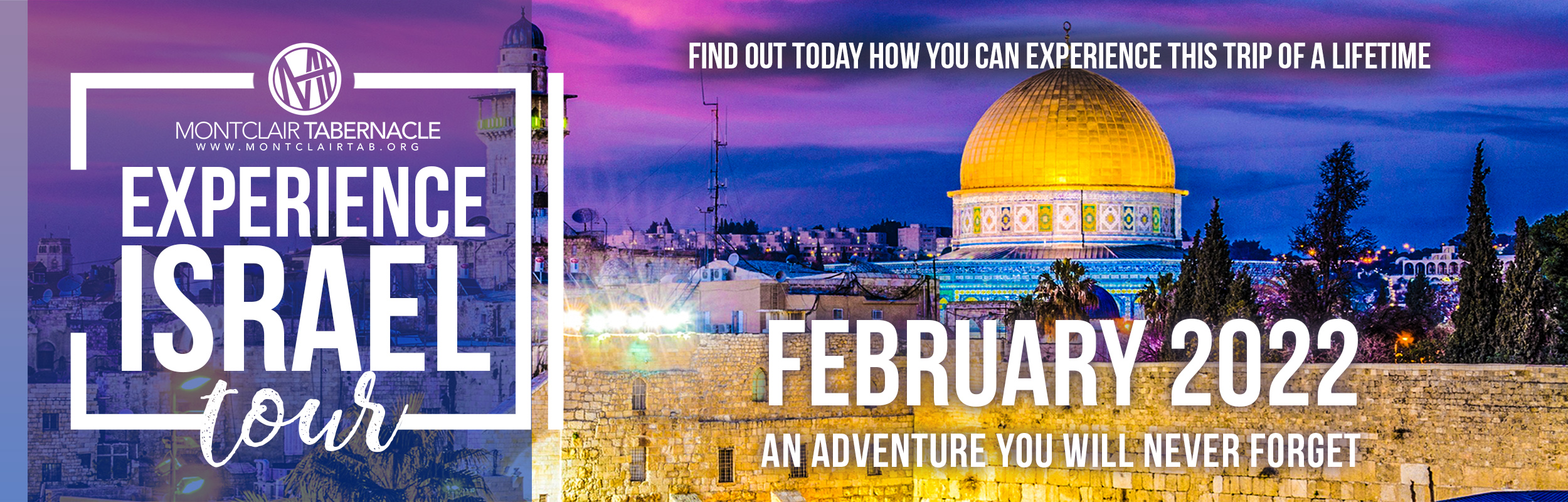 Experience Israel Tour Montclair Tabernacle